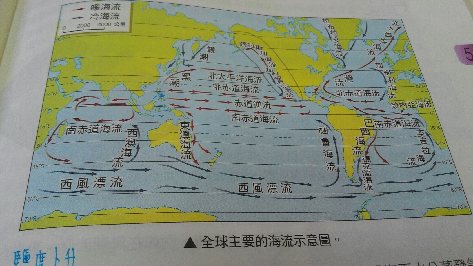 请问为什麼北太平洋暖流到了东岸后会出现一个